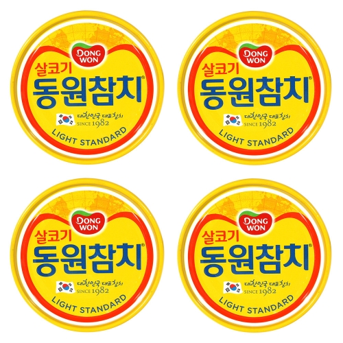동원F&B 라이트 스탠다드 참치 200g (4개)