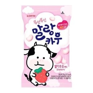 롯데제과 말랑카우 딸기맛 79g (1개)_이미지