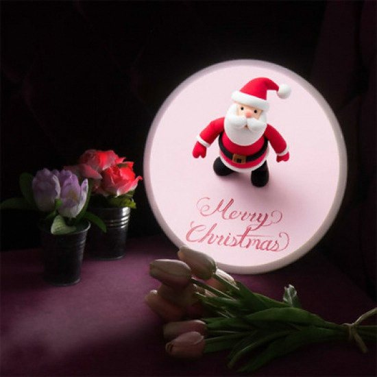 LED액자25R_귀여운산타와크리스마스를_LED사인-