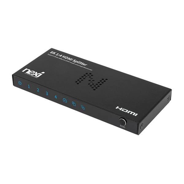 리버네트워크 NEXI NX-8K0104SP-EDID 1:4 HDMI 분배기