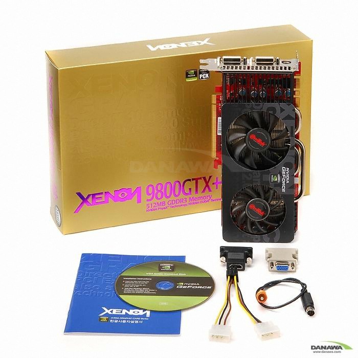 이엠텍 XENON 지포스 9800GTX+ 珍(보배진) 512MB Twin Cool_이미지
