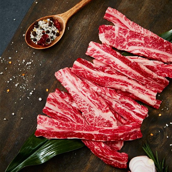 국제식품 1등급 한우 갈비살 1kg (1개)