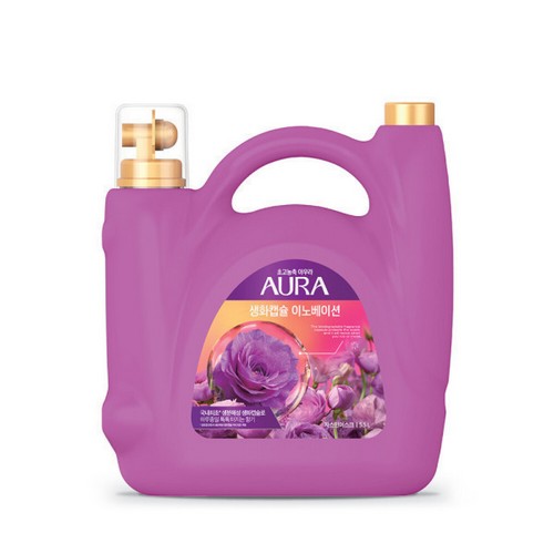 샤프란 아우라 생화캡슐 자스민머스크 5.5L (1개)