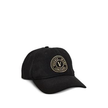 베르사체 진스꾸뛰르 로고 베이스볼 캡 모자 80YAZK26ZG388 T