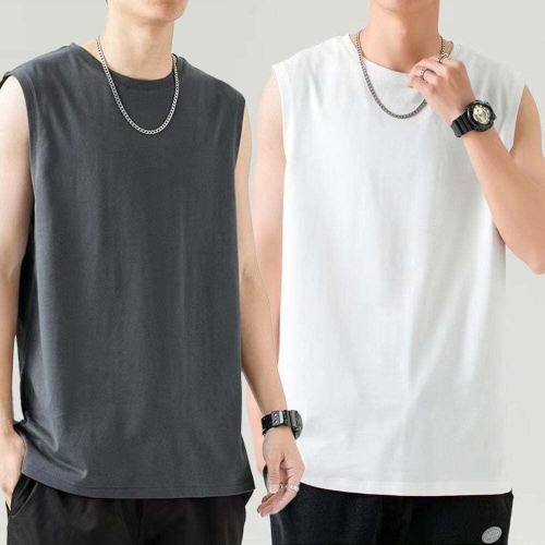 리빌모아 남자 여름 20수 오버핏 라운드 나시 티셔츠 OC-TS5-SWEBFF07_이미지