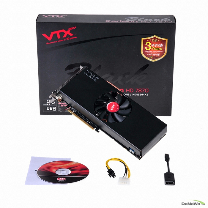 VTX3D 라데온 HD 7870 Black Edition D5 2GB_이미지