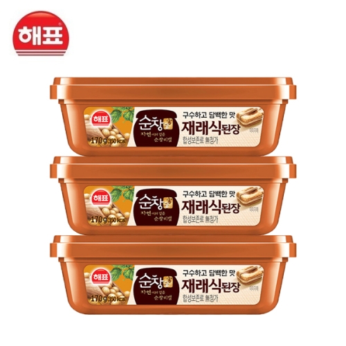 해표 사조 순창궁 재래식 된장 x 3개