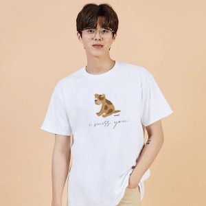 바둑이 기본반팔티 여름티 캐릭터티 W681C44