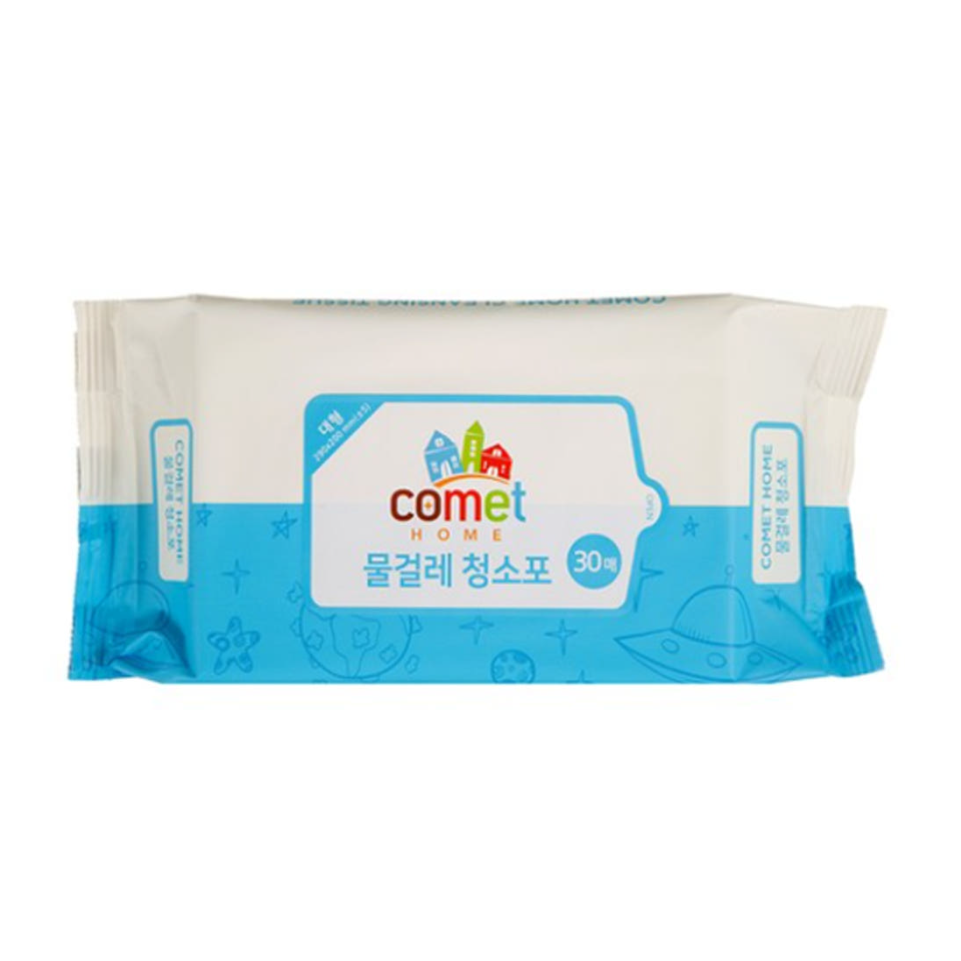 코멧 홈 물걸레 청소포 대형 리필 30매 (30개)_이미지