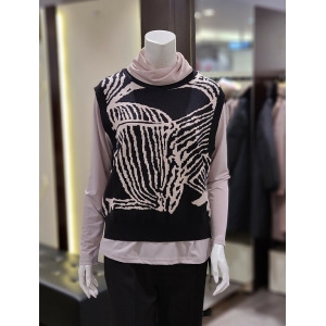 트리아나 소고 라운드 니트조끼AK3VA02