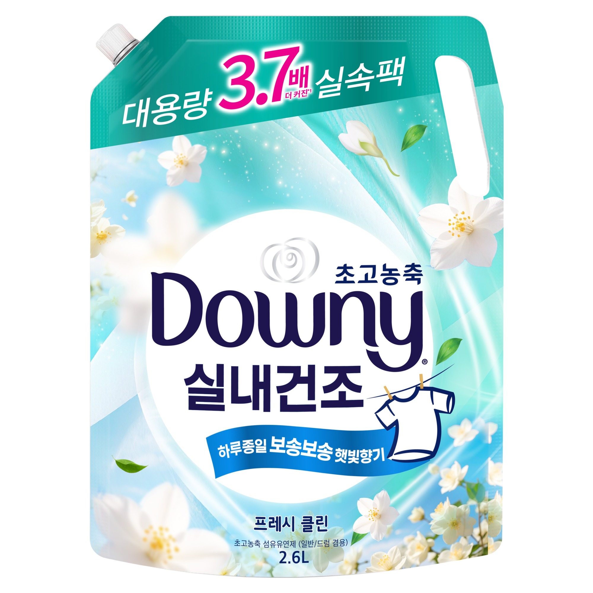 다우니 실내건조 프레시클린 리필 2.6L