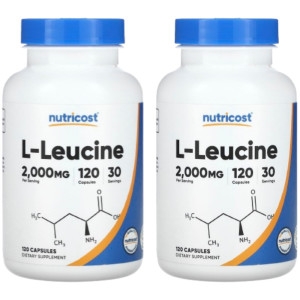 뉴트리코스트 L-류신 2000mg 120캡슐 (2개)_이미지
