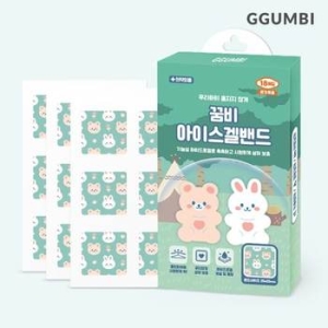 꿈비 아이스겔 밴드 18매입 3개 / 쿨링 썸머 패치 고보습 아이 유아 상처보호