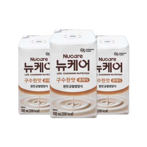 대상웰라이프 뉴케어 구수한맛 클래식 200ml (72개)