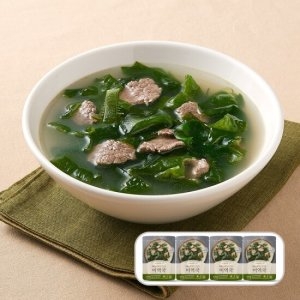 진한식품 참스토리 사골소고기 미역국 500g (4개)_이미지