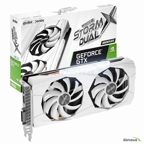 이엠텍 XENON 지포스 GTX 1660 STORM X Dual D5 6GB WHITE