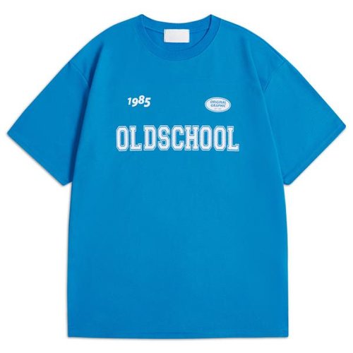 올드스쿨 프린팅 오버핏 반팔티셔츠 IN108