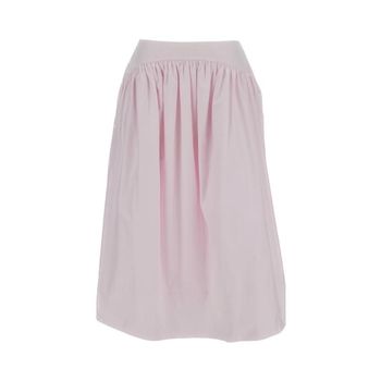 시몬로샤 바스크 컷 핑크 미디 스커트 152945262