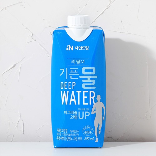 자연드림 기픈물 리필엠 500ml (15개)_이미지