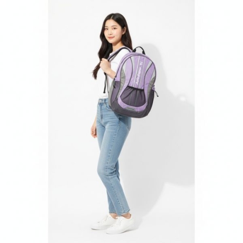 032C CGP 우먼 WAVE 코드그라피 파이핑 배색 백팩_라벤더 271348_이미지