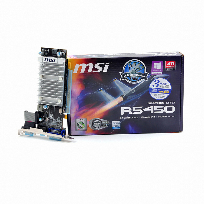 라데온 HD 5450 R5450-MD512H 512MB LP 대원씨티에스
