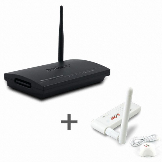 LG상사 Axler X501 공유기 패키지 (+ LGI-UW150NS USB 2.0 무선랜카드)_이미지
