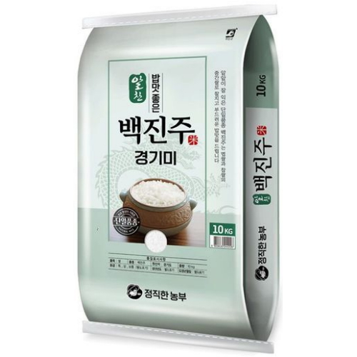 정직한농부 2026 햅쌀 백진주쌀 10kg