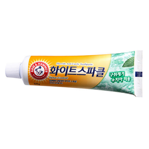 처치&드와이트 암앤해머 덴탈케어 화이트 스파클 치약 121g (1개)