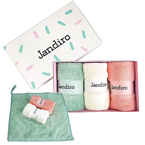 [불명] 잔디로 극세사주방행주세트 케이스포장 요술행주 극세 (3개)_이미지