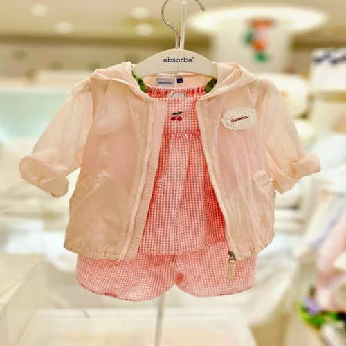 해피랜드F&C 압소바 의류 로렐후드화섬점퍼 리플상하 2종세트 A1323105C