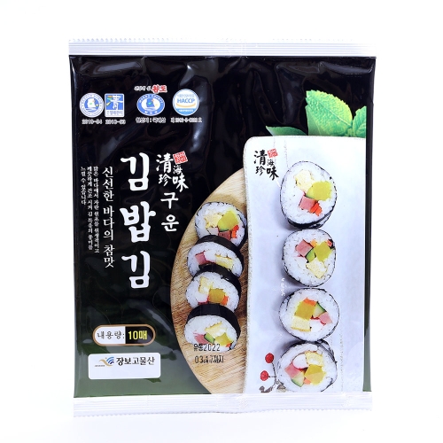 청해진미 구운김밥김 50매 10매x5봉_이미지