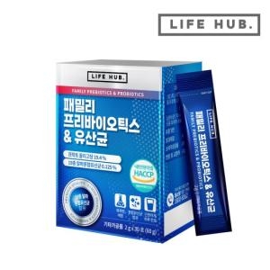 라이프허브 패밀리 프리바이오틱스 유산균 2g 30포