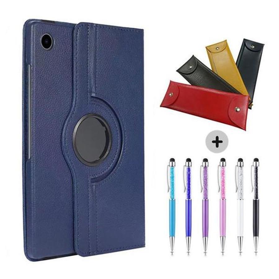 갤럭시탭A7 10.4 T500 회전 케이스+펜파우치+크리스탈 터치펜 S11197922