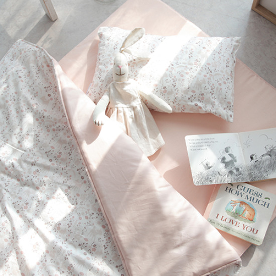 밤비플라워 메모리폼 낮잠이불세트