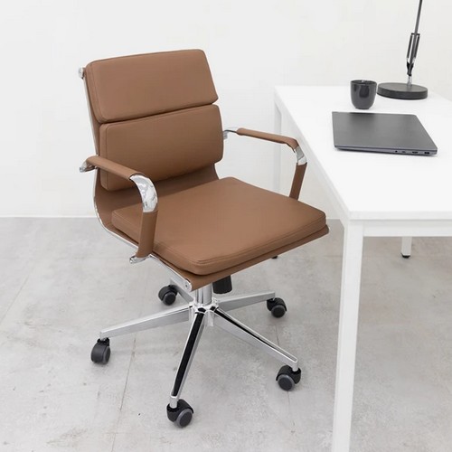 서광퍼니처 카밀라 PU가죽 스틸 의자