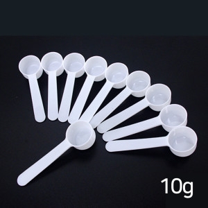 [불명] 플라스틱 약수저/10g/일회용스푼/실험용약수저