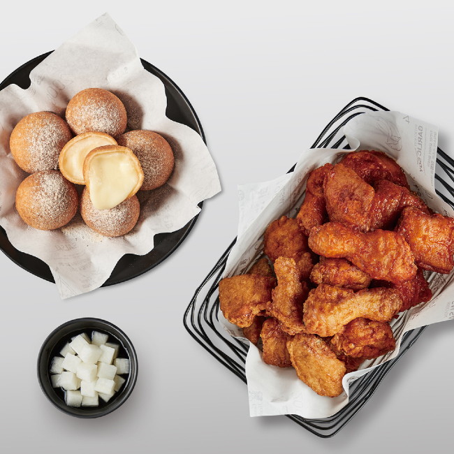 교촌 ㅤ반반오리지날 퐁듀치즈볼 세트 교환권_이미지