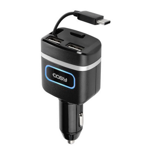 코시 루피 QC3.0 USB 2포트 차량용 충전기 CGR2006AT