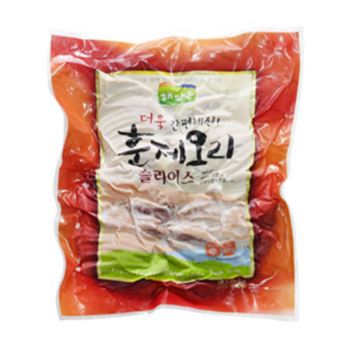 다인푸드 해다온 더욱 간편해진 훈제오리 슬라이스 800g (2개)
