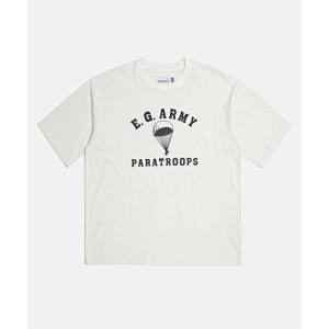 웨얼하우스 에스피오나지 ESPIONAGE EG Paratroops Tee Off White 355018