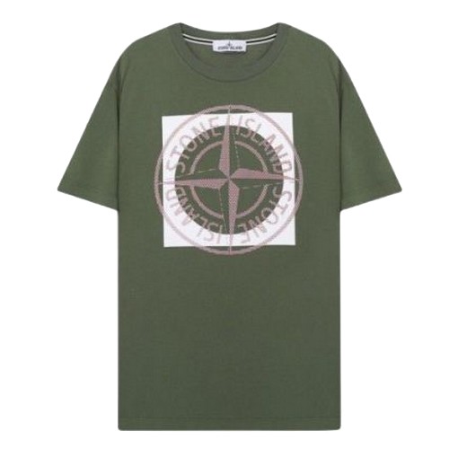 스톤아일랜드 반팔 티셔츠 76152NS93 (V0058, 카키)_이미지