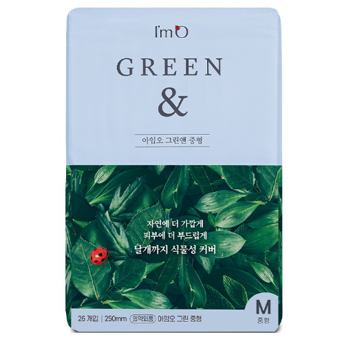 아임오 그린앤 중형 26개 (5팩(130개))_이미지