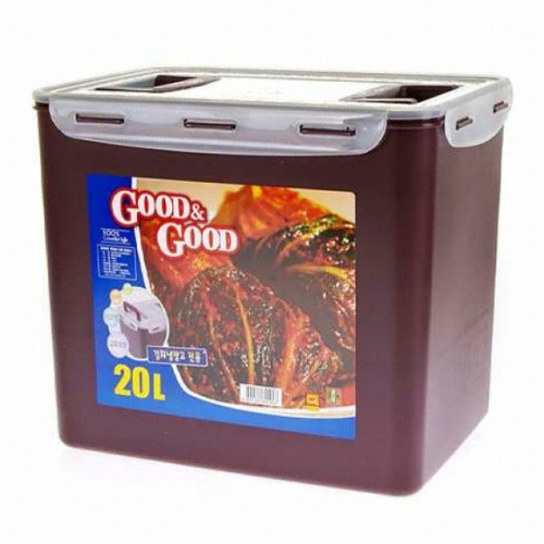 월드상진 굿앤굿 핸드형 직사각밀폐 쵸코 20L