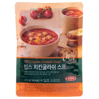 CJ푸드빌 빕스 치킨굴라쉬 <b>스프</b> 200g