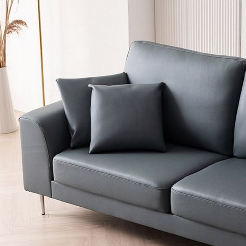 삼익가구 리디아 천연가죽 소파 3인용 (스툴별도)_이미지