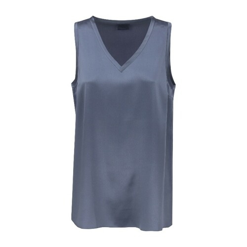 ���ڷ���ġ�ڸ� ���̳� ������ ��Ʈ Silk V-necked Top M0C59E0602