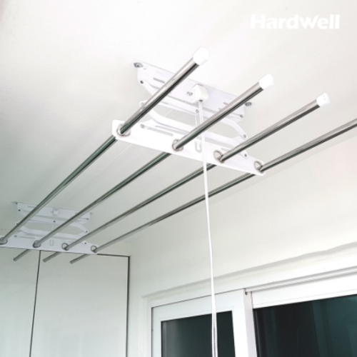 삼덕기업 하드웰 천장 빨래 건조대 스텐봉 표준형