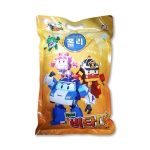 남양유업 로보카폴리 비타D플러스 복숭아맛 1000정 (2개)_이미지