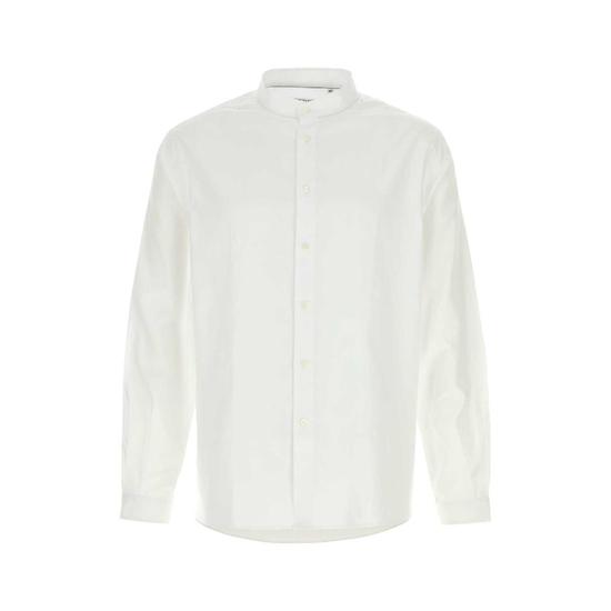 브루넬로쿠치넬리 화이트 oxford 셔츠 MA6730625C001 T