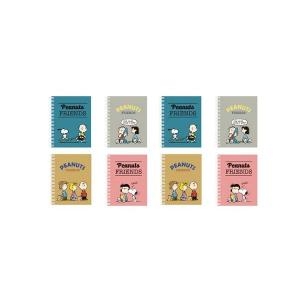 피너츠 좌철 수첩 40매 8p 세트 랜덤 1세트